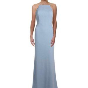 Aidan by Aidan Mattox Ruffle-Trimmed Gown